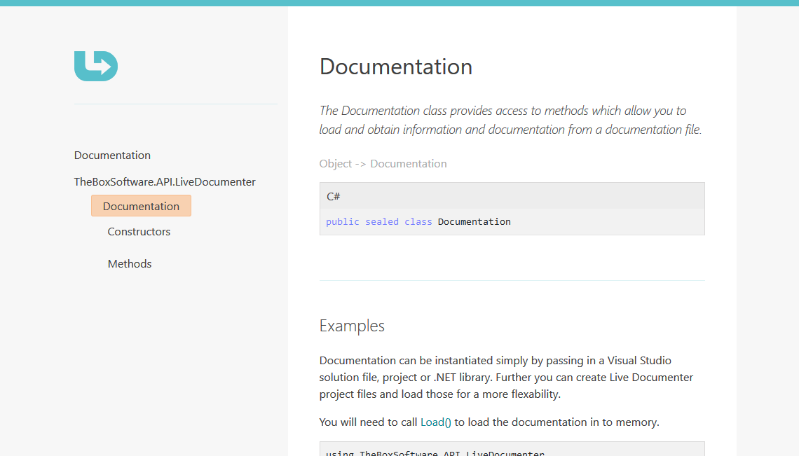 MSDN Lo Band exproted web content example
