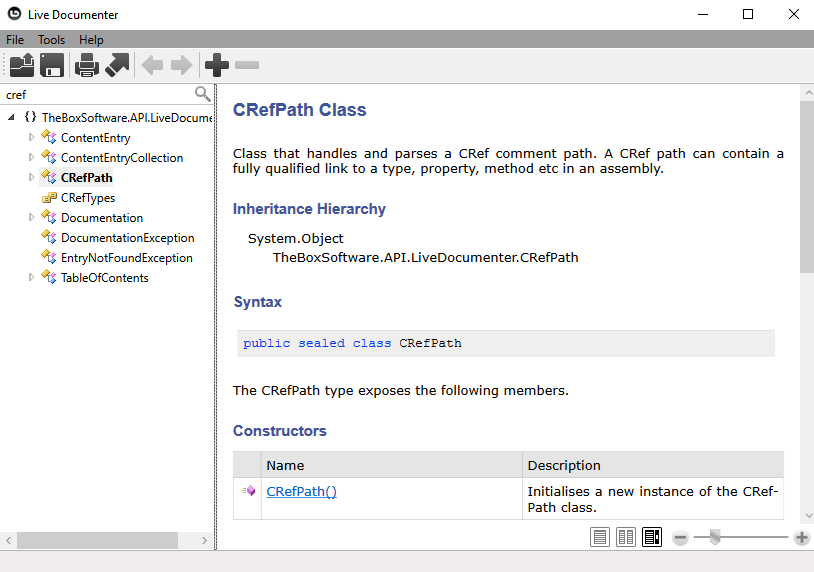 Application screenshot